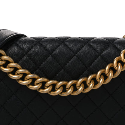 Chanel Caviar Quilted Medium Boy Flap Black 8 of 11