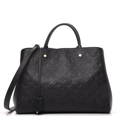 Louis Vuitton Empreinte Montaigne GM Black 1 of 9