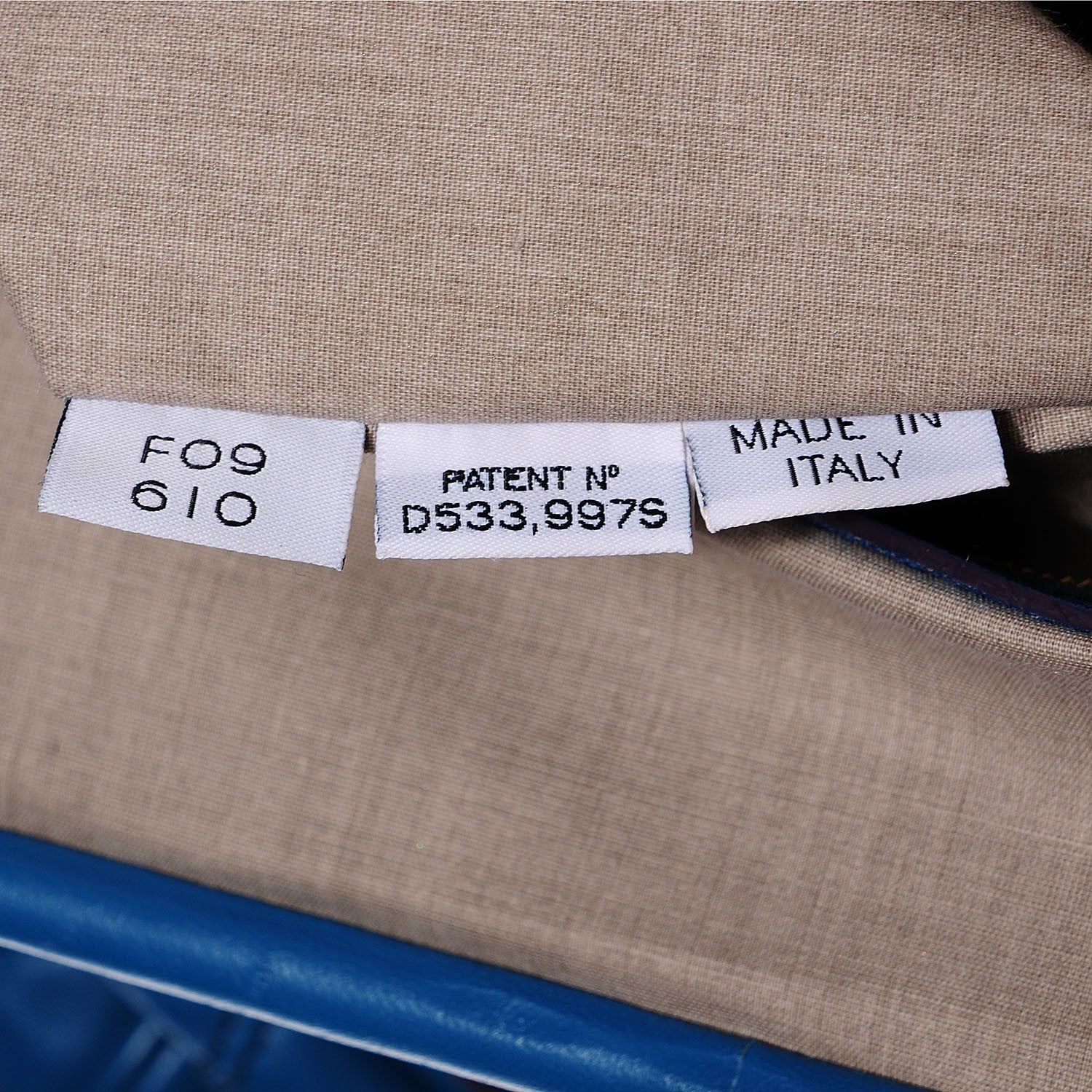 Marc Jacobs Calfskin Quilted Stam Blue 8 of 8