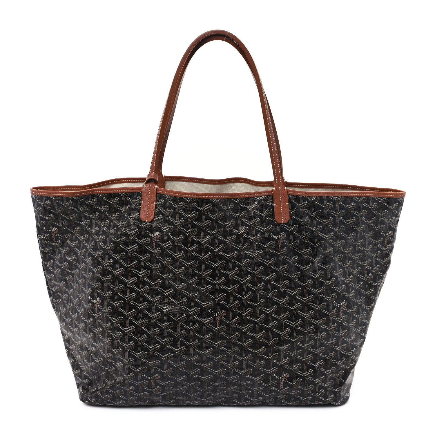 Goyard Goyardine Saint Louis GM Black Gold 1 of 12