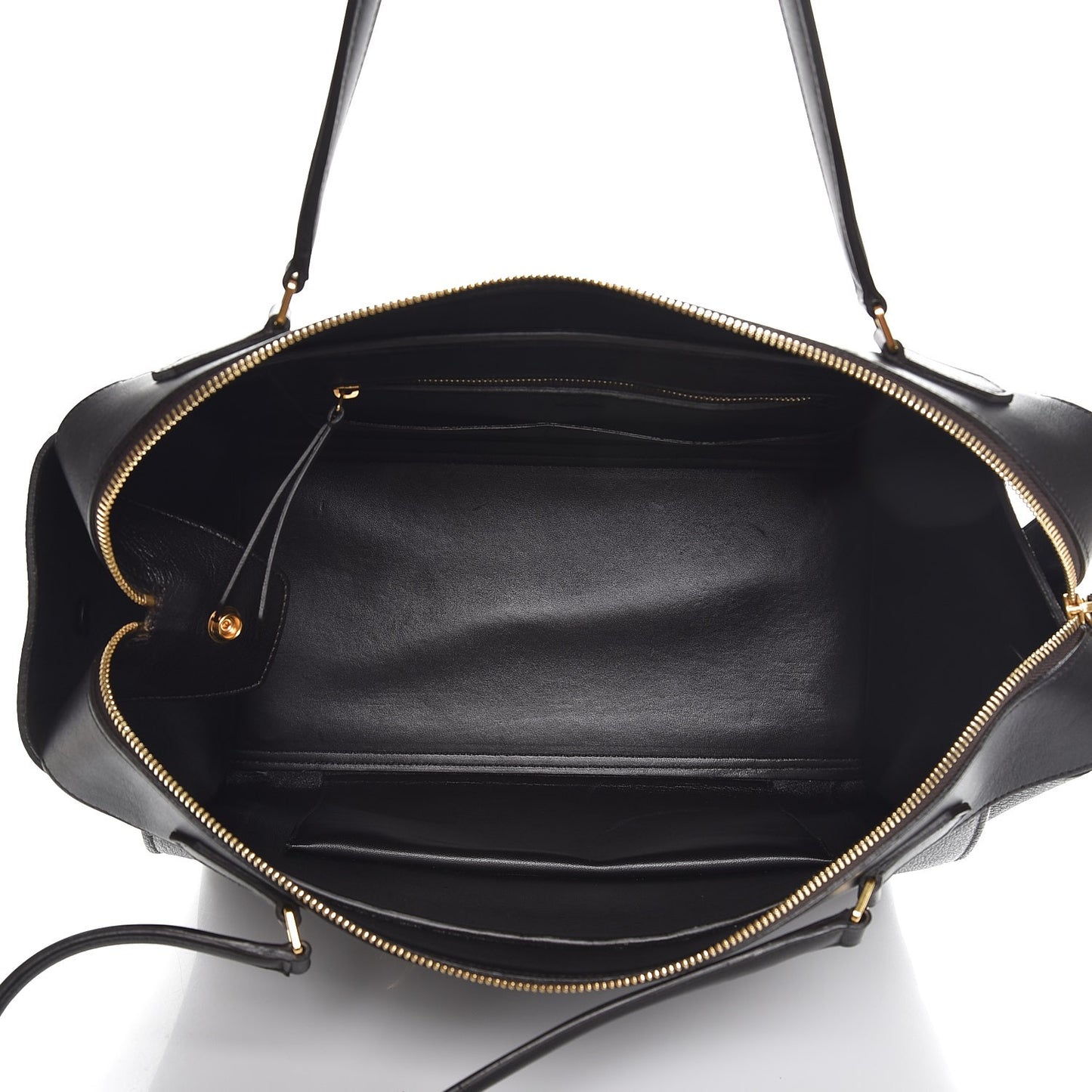 Goatskin Smooth Calfskin Small Ring Bag Dark Taupe