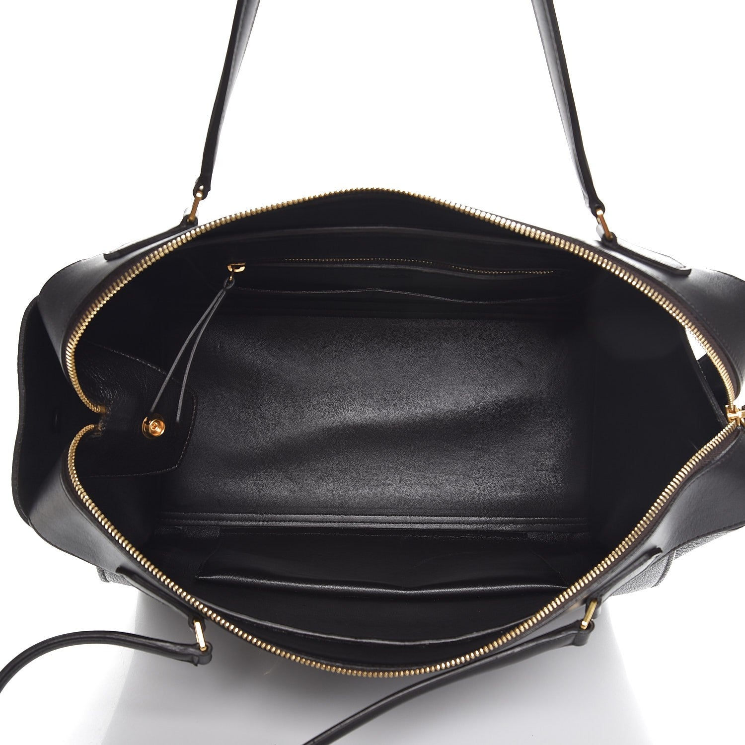 Celine Goatskin Smooth Calfskin Small Ring Bag Dark Taupe 5 of 11