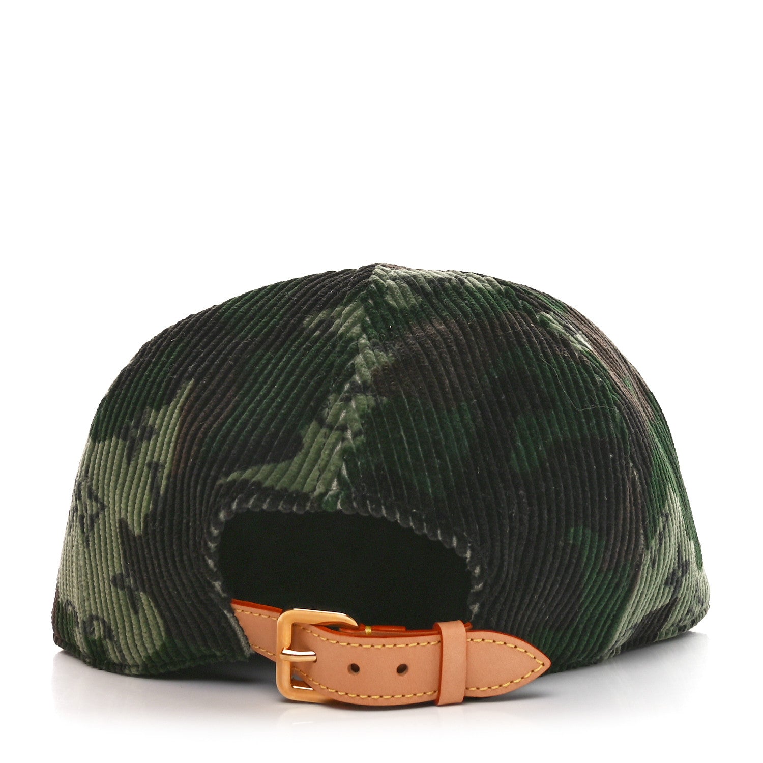 Louis Vuitton Camoflauge Velvet Monogram Cap 58 Black 6 of 8