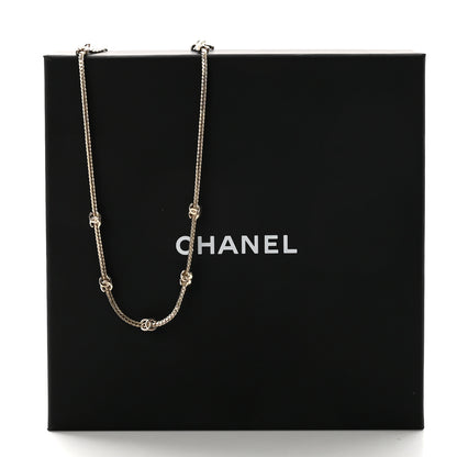 Chanel Metal CC Short Chain Necklace Gold 7 of 7