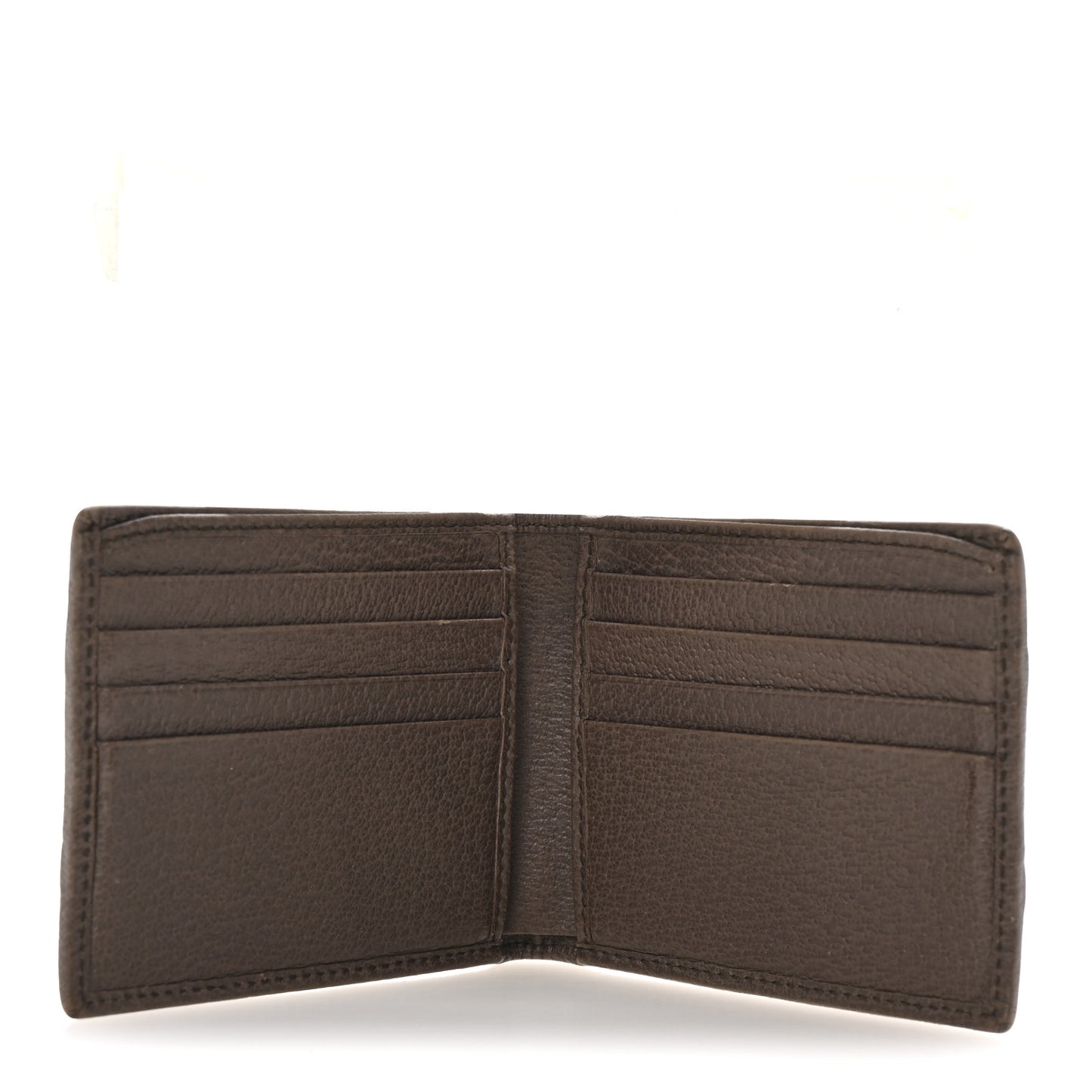 GG Supreme Monogram Web Mens Ophidia Bi-Fold Coin Wallet Beige New Acero