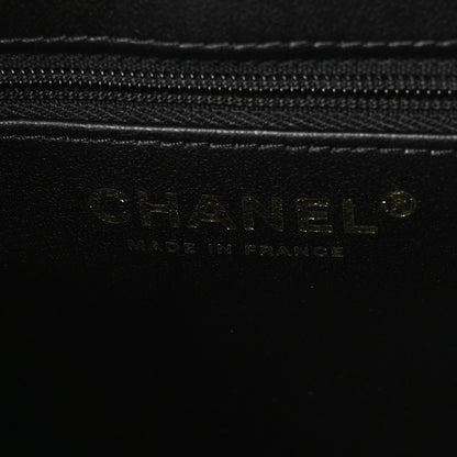 Chanel Shiny Aged Calfskin Quilted Nano Kelly Shopper Black 6 of 12