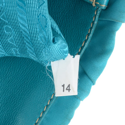 Prada Tessuto Nylon Gaufre Tote Turchese 7 of 8