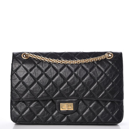 Chanel Aged Calfskin Quilted 2.55 Reissue 226 Flap Black 1 of 9