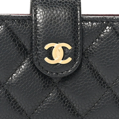 Chanel Caviar Quilted Gusseted Card Holder Black 8 of 9