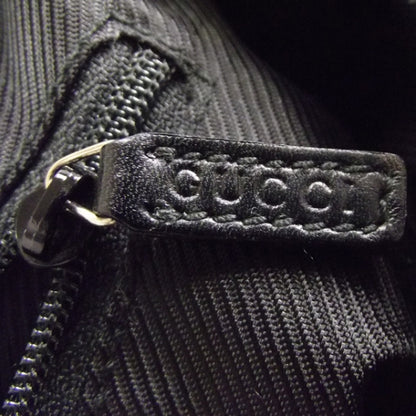 Gucci Canvas Monogram Shoulder Bag Black 9 of 10