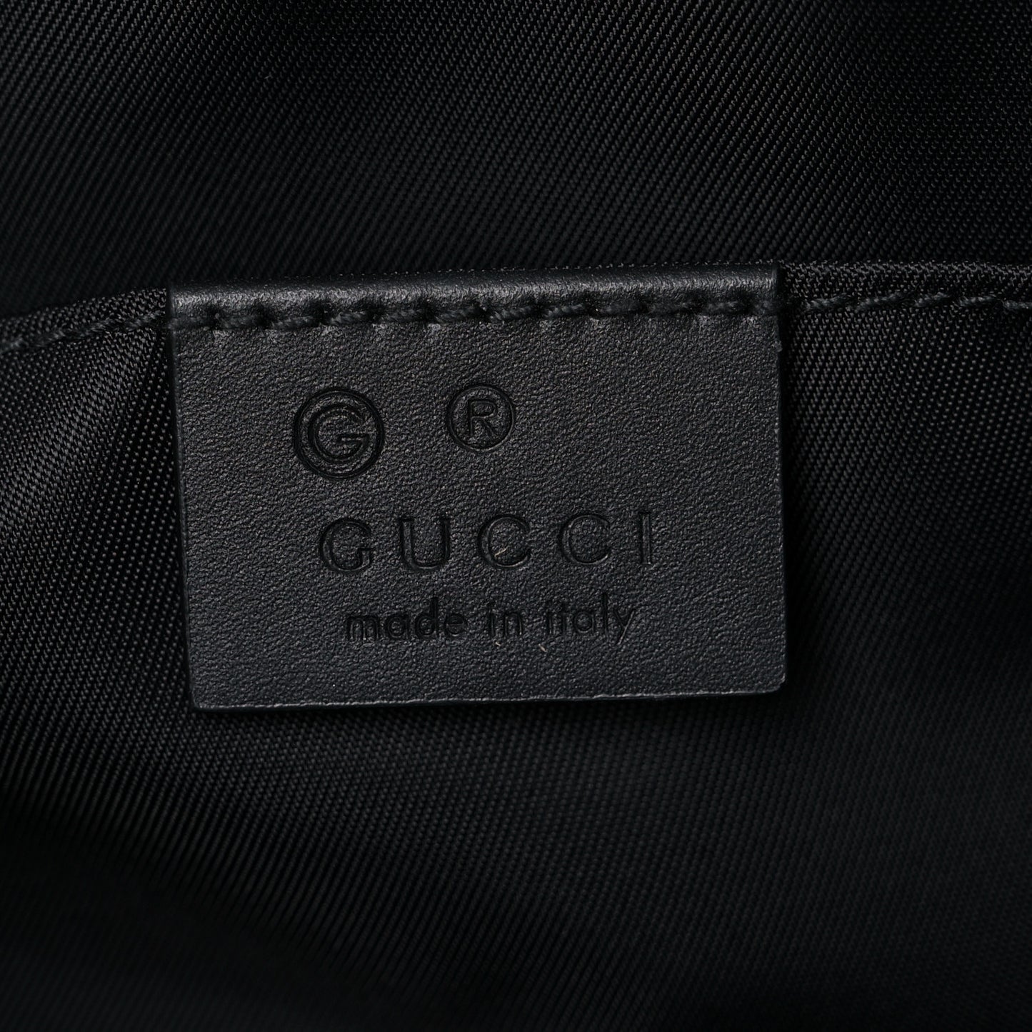 Canvas Web Slim Belt Bag Black