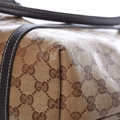 Gucci Crystal Monogram Medium Joy Tote Beige Ebony Testa di Moro 11 of 11