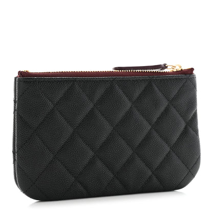 Chanel Caviar Quilted Small Pouch Black 3 of 8