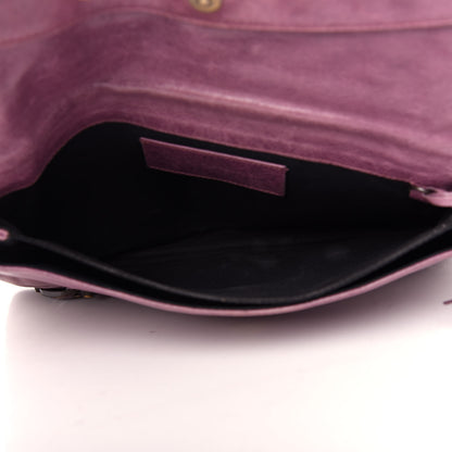 Balenciaga Agneau Classic Hardware Envelope Clutch Murier 6 of 9