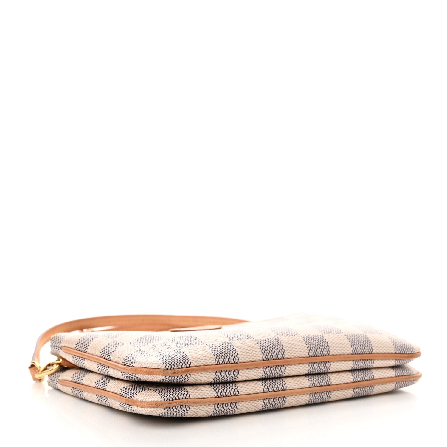 Louis Vuitton Damier Azur Double Zip Pochette 4 of 15