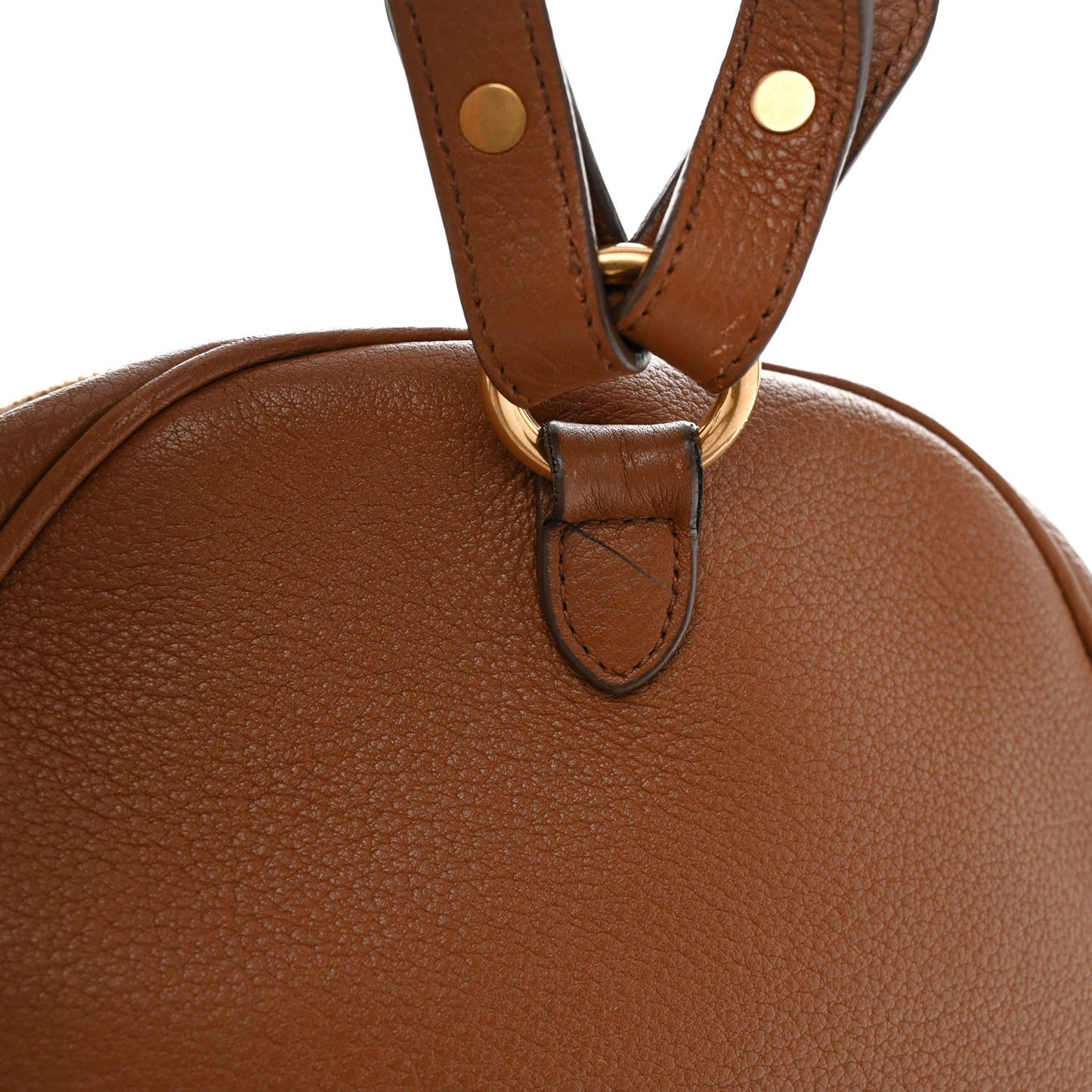 Vitello Daino Zip Backpack Cuoio