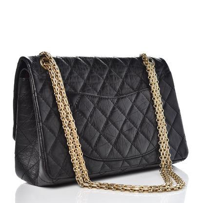 Chanel Aged Calfskin Quilted 2.55 Reissue 226 Flap Black 3 of 9