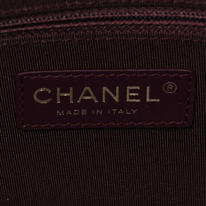 Chanel Lambskin Large Shopping Chain Tote Black 8 of 9