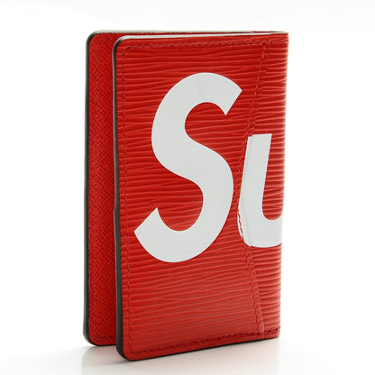 Louis Vuitton X SUPREME Epi Pocket Organizer Red 3 of 7