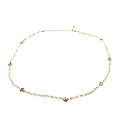 Chanel Pearl CC Belt Gold 1 of 4