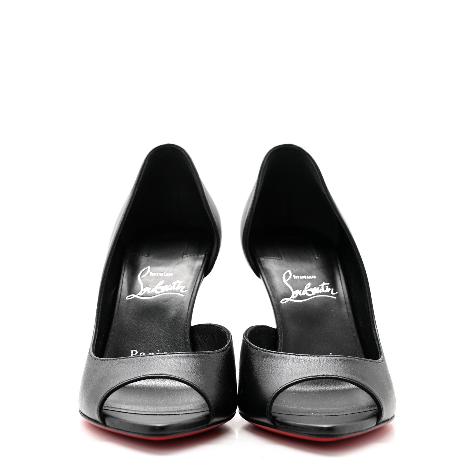 Christian Louboutin Nappa Apostropha 80 Pumps 35.5 Black 2 of 9