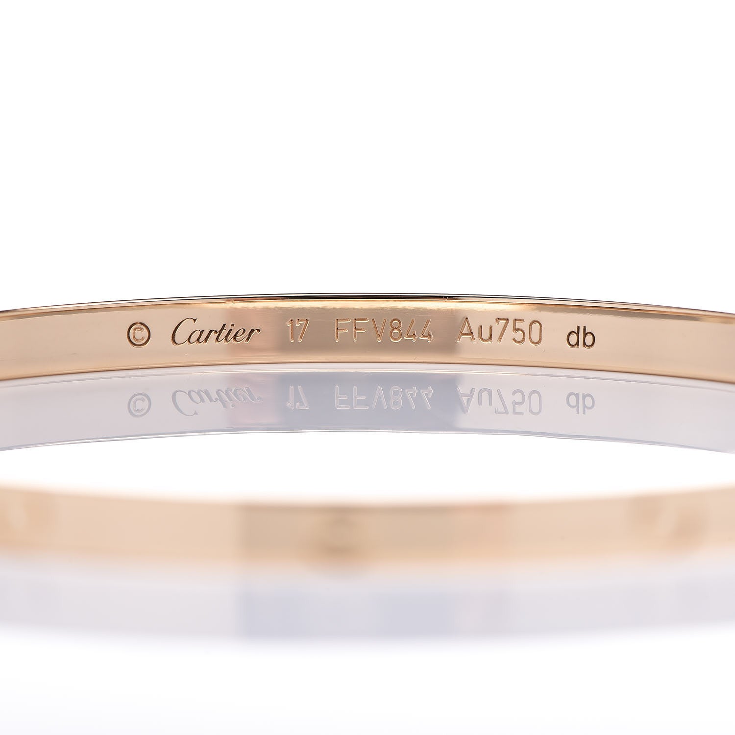 Cartier 18K Yellow Gold Small LOVE Bracelet 17 5 of 7