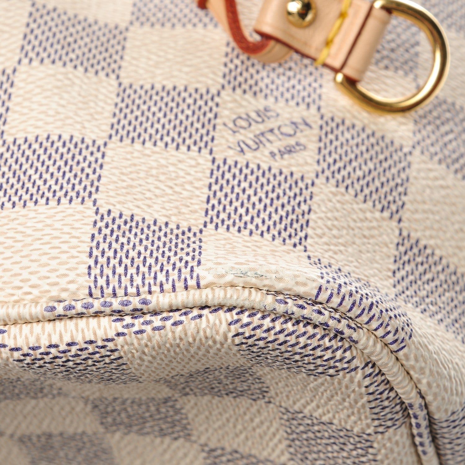 Louis Vuitton Damier Azur Neo Neverfull MM Rose Ballerine 10 of 10