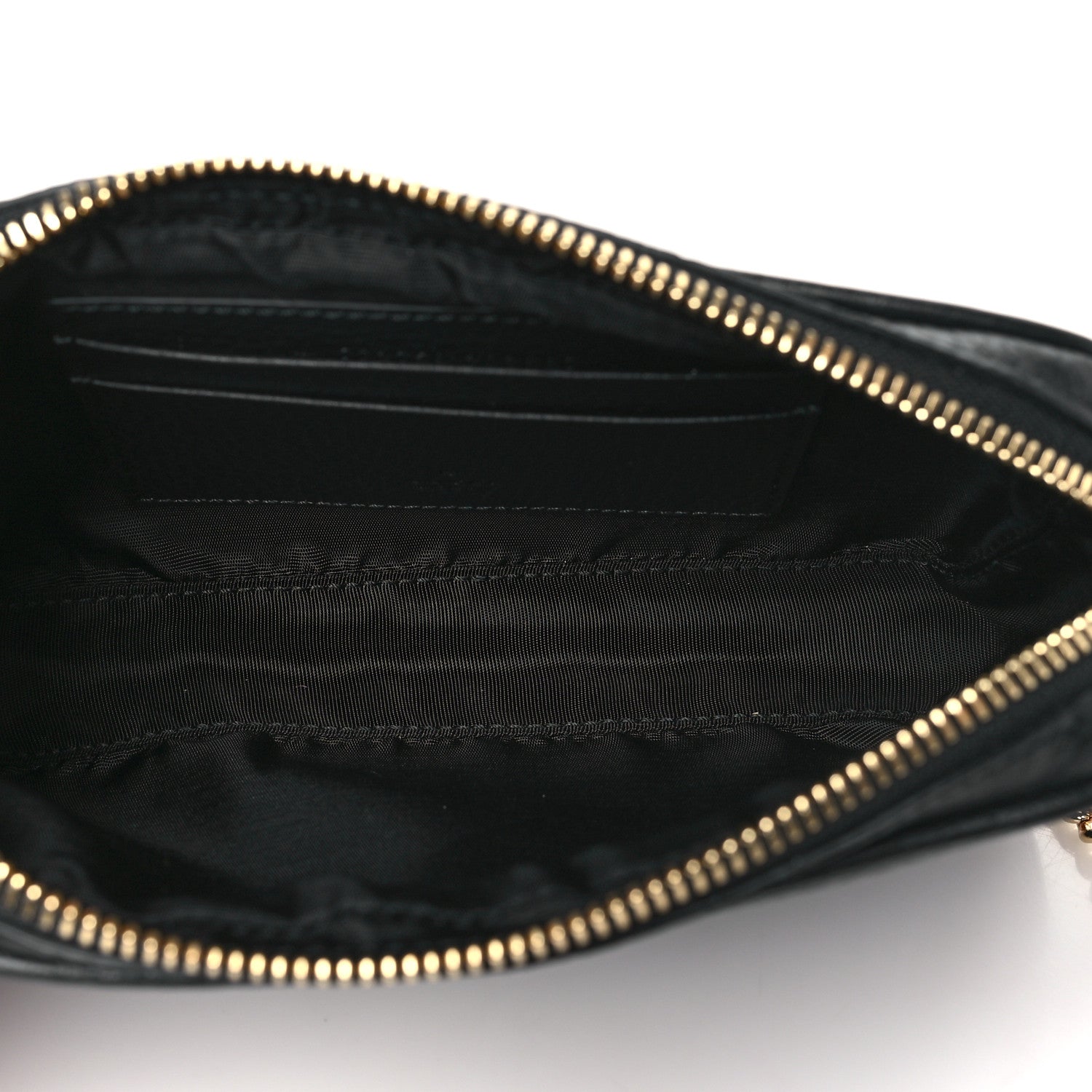 Gucci Dollar Calfskin Super Mini GG Marmont Chain Shoulder Bag Black 5 of 10
