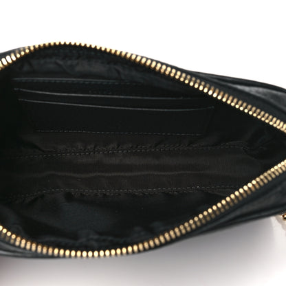 Gucci Dollar Calfskin Super Mini GG Marmont Chain Shoulder Bag Black 5 of 10