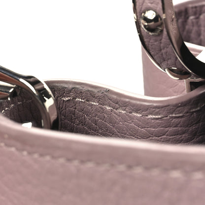 Louis Vuitton Taurillon Iris Blossom Capucines BB Light Purple 10 of 10