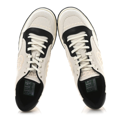 Gucci Canvas Calfskin Mens Mac80 Sneakers 11.5 Natural Black 2 of 9