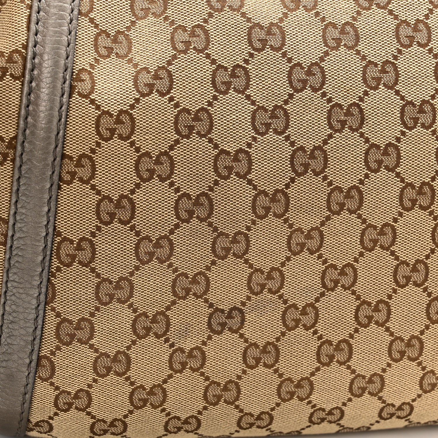 Gucci Monogram Medium Techno Horsebit Hobo Pewter 12 of 12