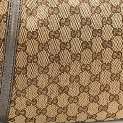 Gucci Monogram Medium Techno Horsebit Hobo Pewter 12 of 12