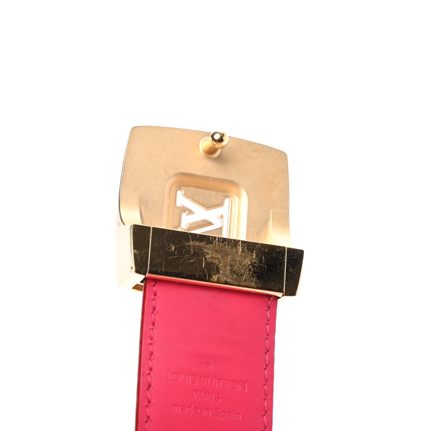 Monogram Multicolor LV Cut Reversible Belt 85 34 White Grenade
