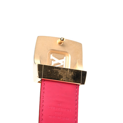 Louis Vuitton Monogram Multicolor LV Cut Reversible Belt 85 34 White Grenade 6 of 7