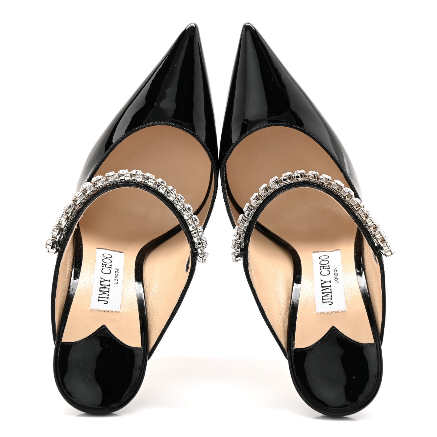 Patent Crystal Bing 100 Pumps 39.5 Black