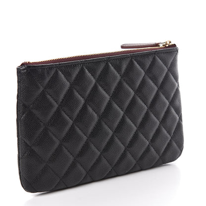 Chanel Caviar Quilted Small Pouch Black 3 of 8