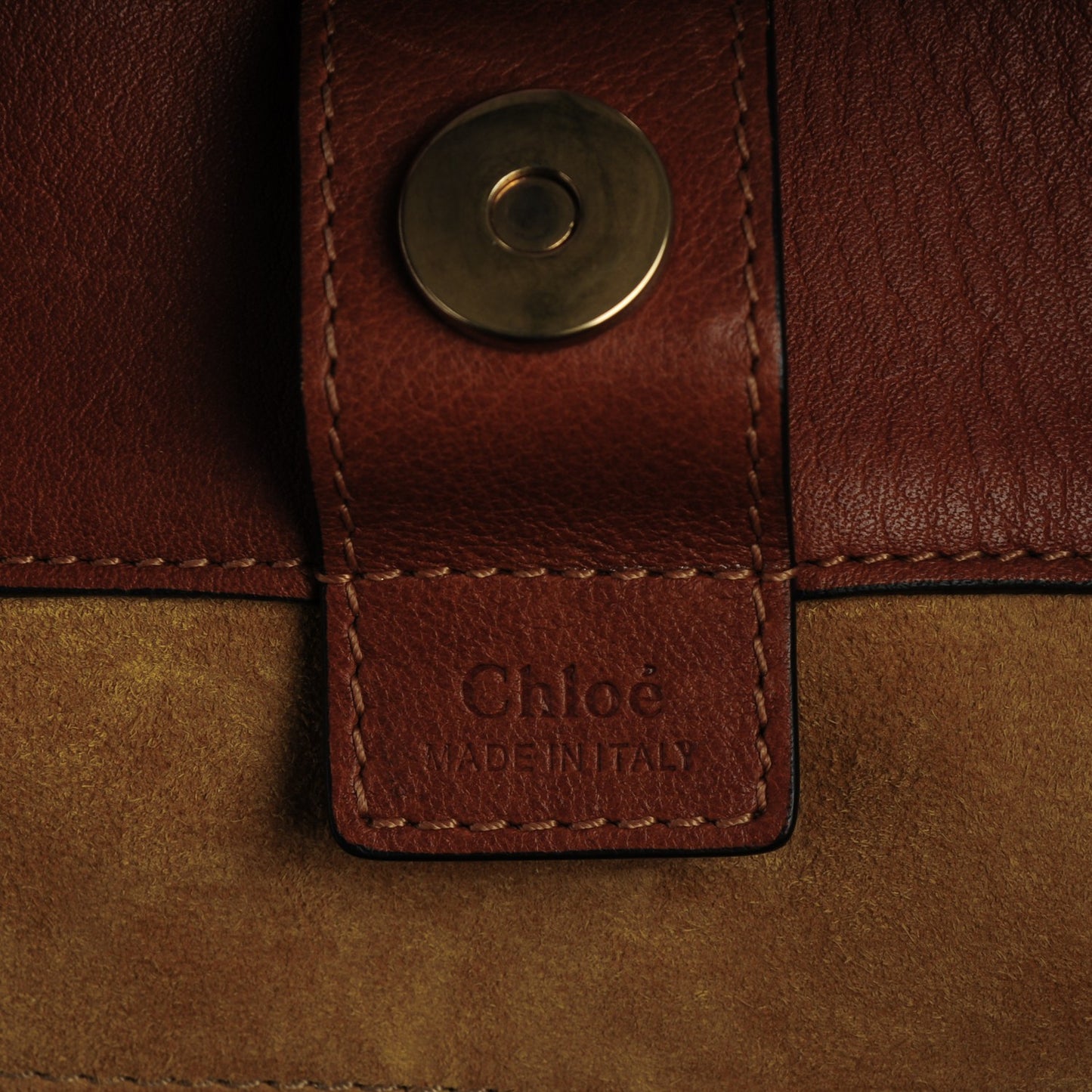 Smooth Calfskin Medium Milo Shopping Tote Tan