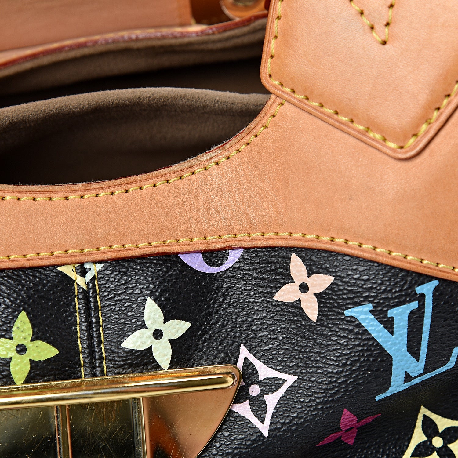 Louis Vuitton Monogram Multicolor Ursula Black 20 of 22