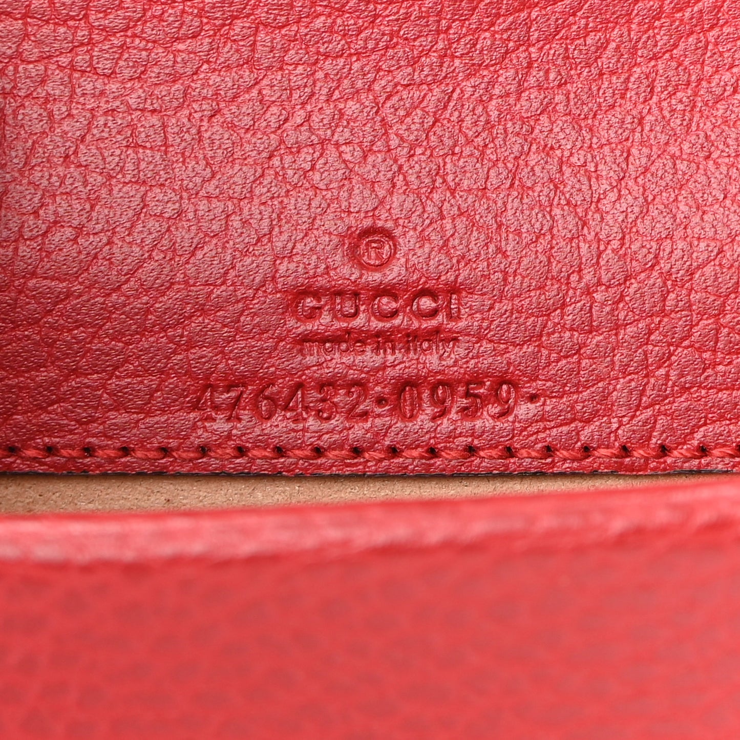 Calfskin Super Mini Dionysus Shoulder Bag Hibiscus Red