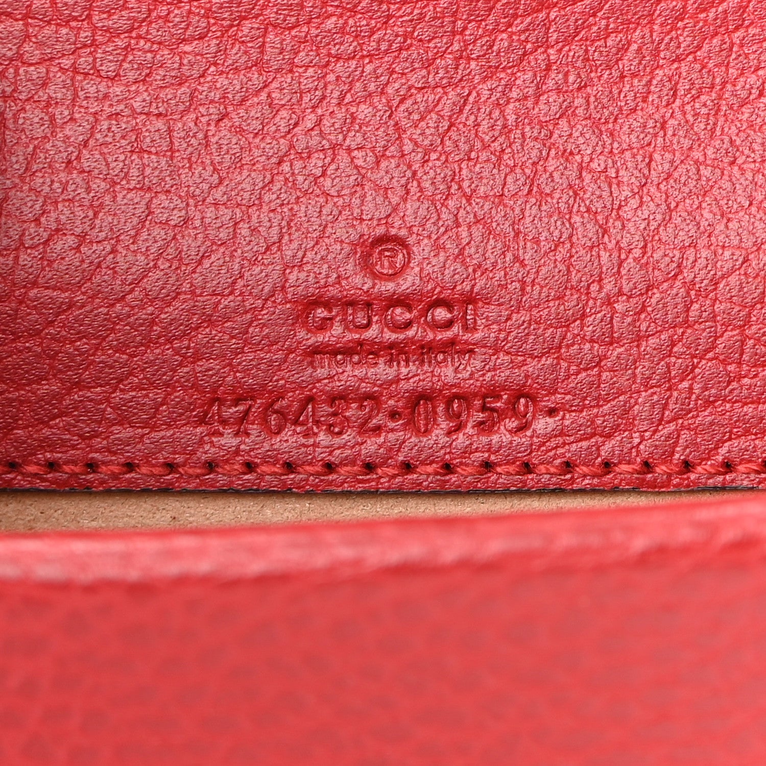 Gucci Calfskin Super Mini Dionysus Shoulder Bag Hibiscus Red 6 of 10