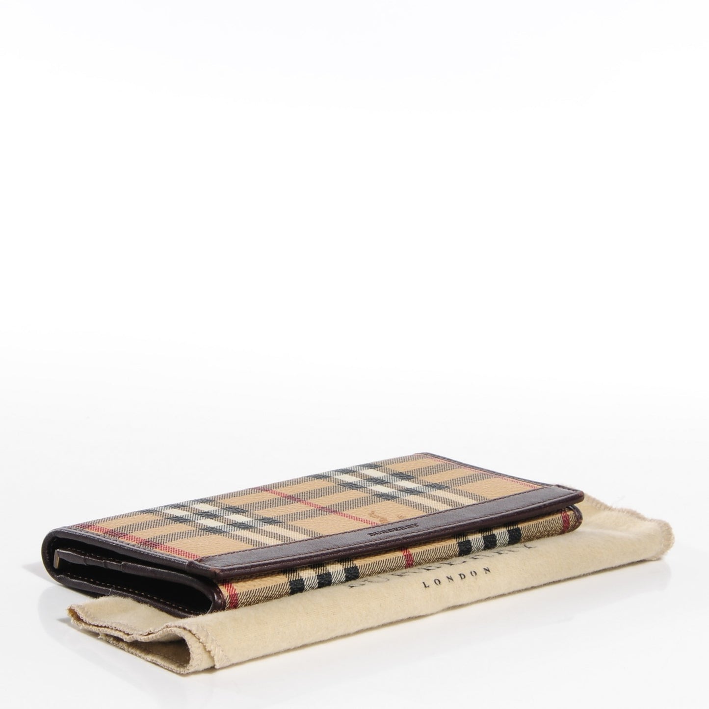 Haymarket Check Continental Wallet Chocolate