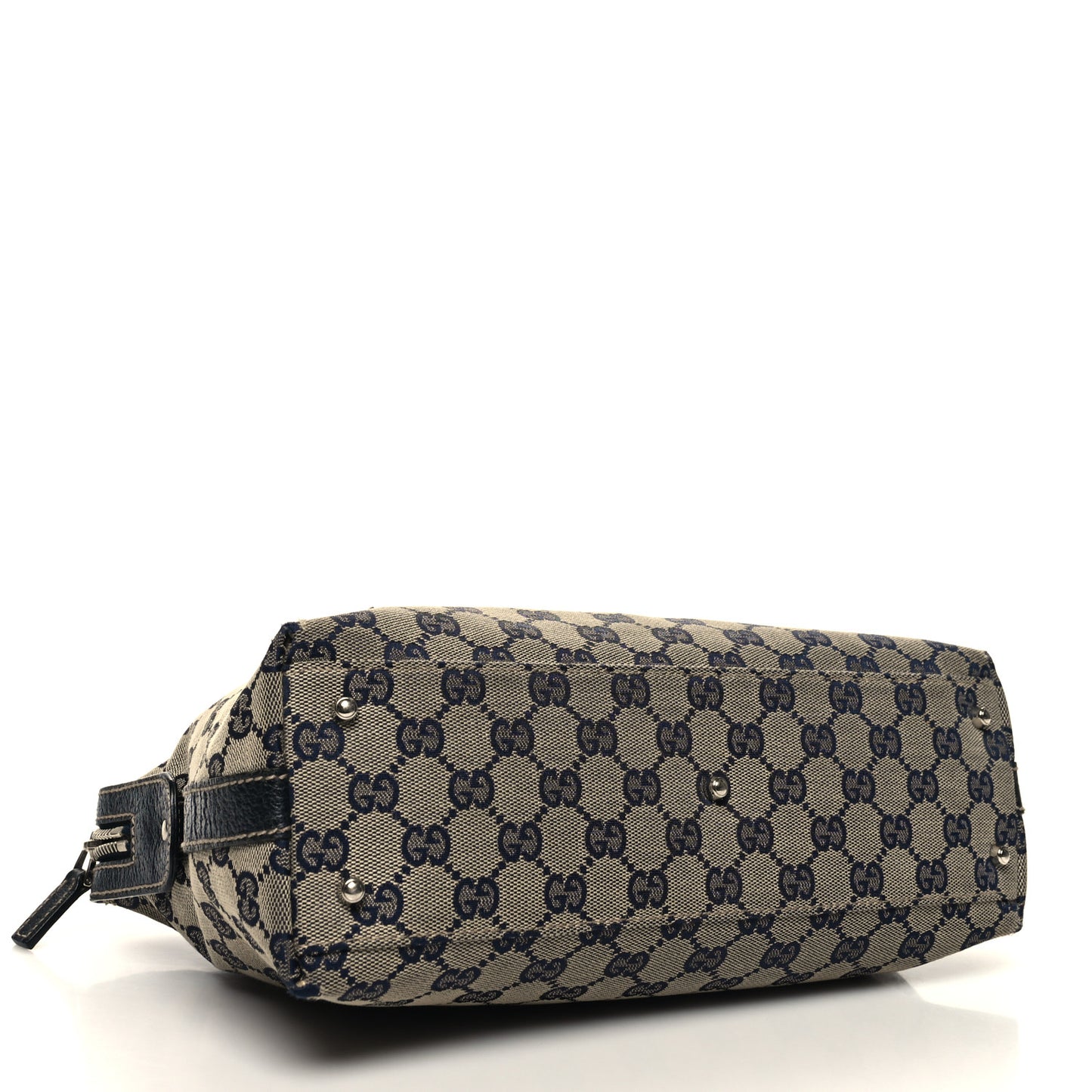 GG Monogram Web Pop Tote Navy