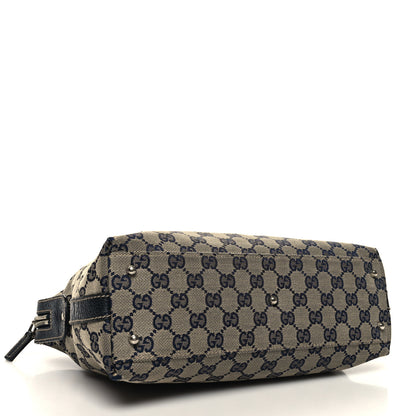 Gucci GG Monogram Web Pop Tote Navy 4 of 13