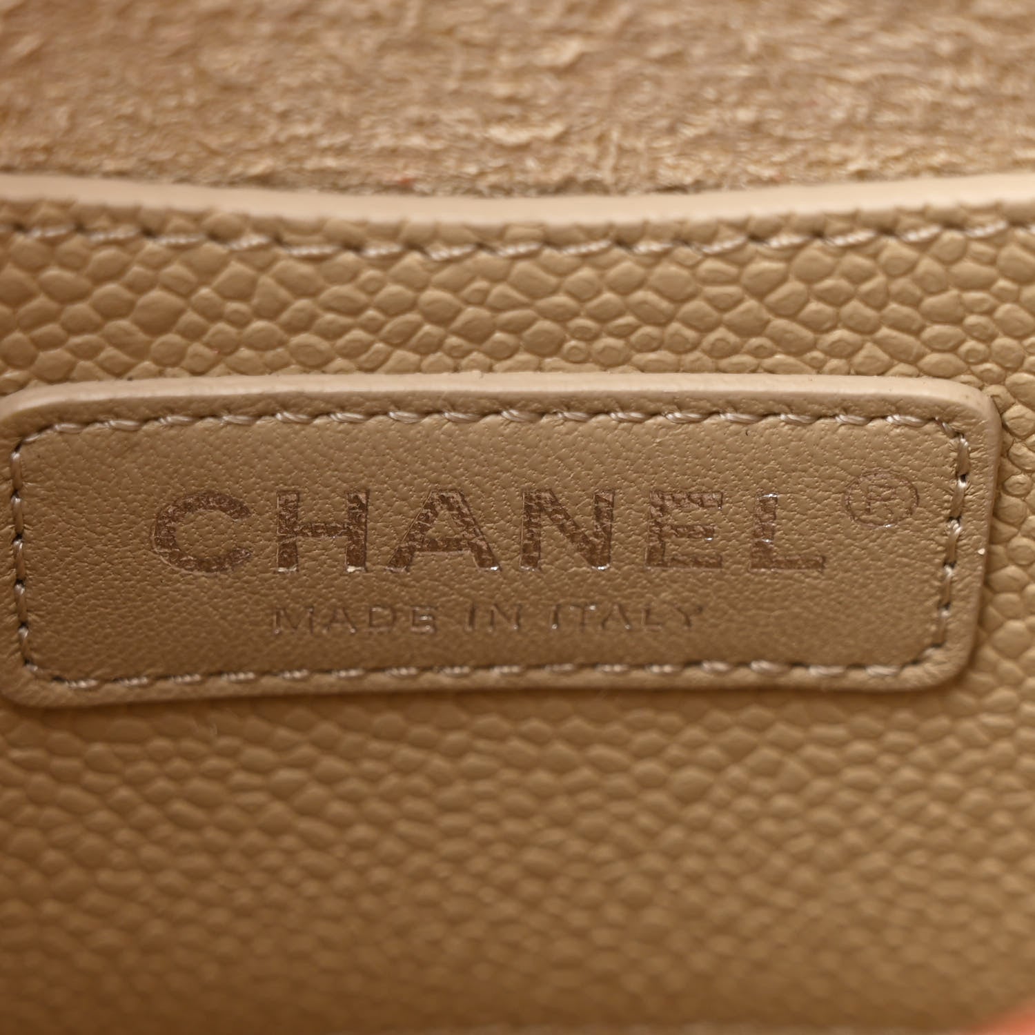 Chanel Caviar Perforated Messenger Bag Coral 6 of 11