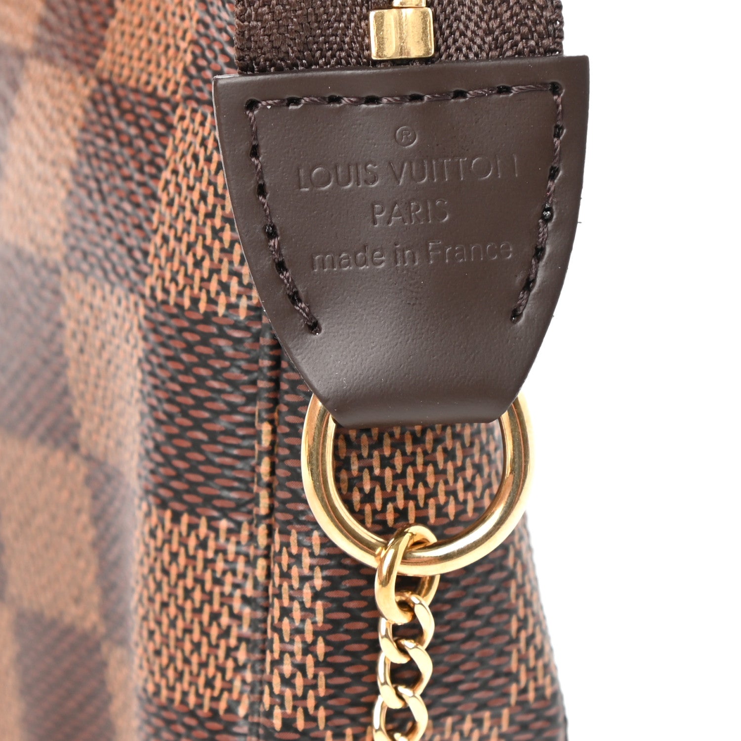 Louis Vuitton Damier Ebene Mini Pochette Accessories 6 of 7