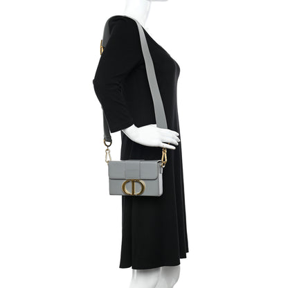 Christian Dior Box Calfskin 30 Montaigne Box Bag Gray 2 of 9