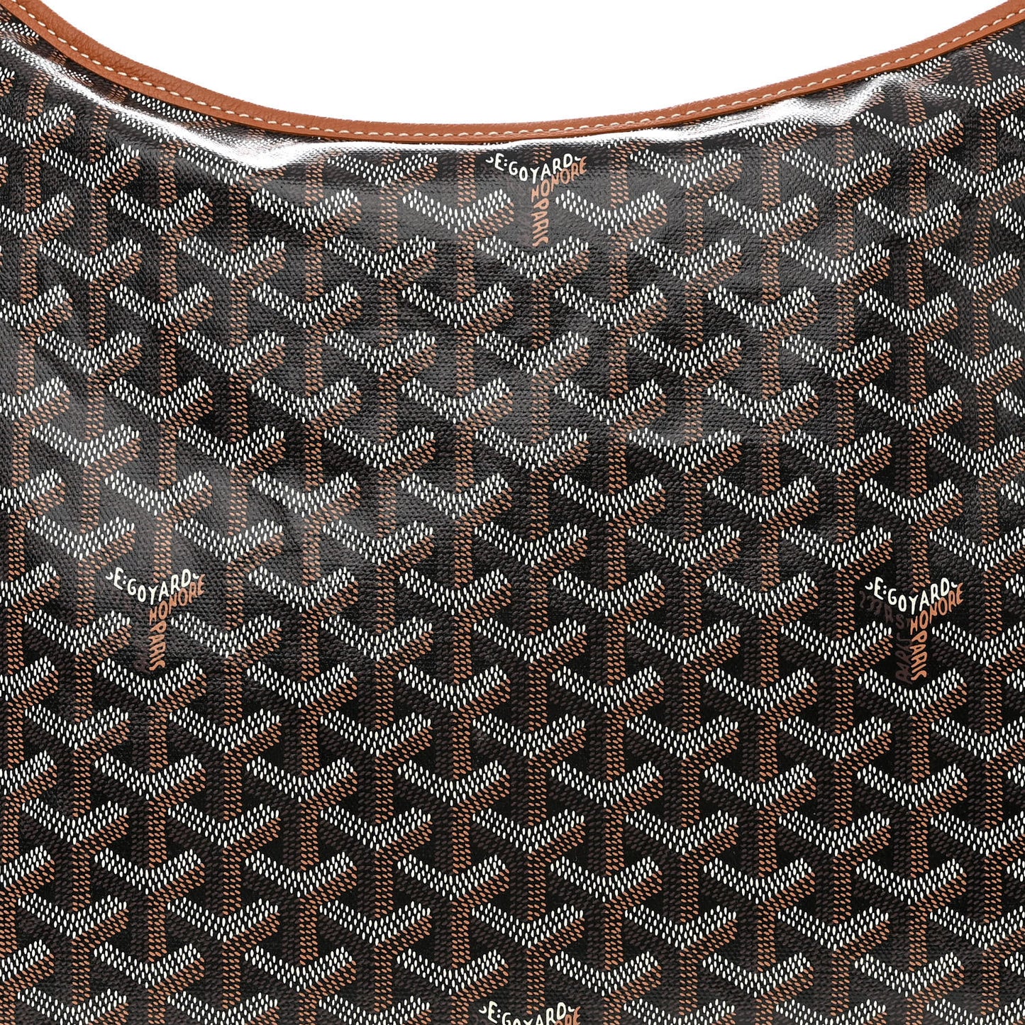 Goyardine Boheme Hobo Black Gold