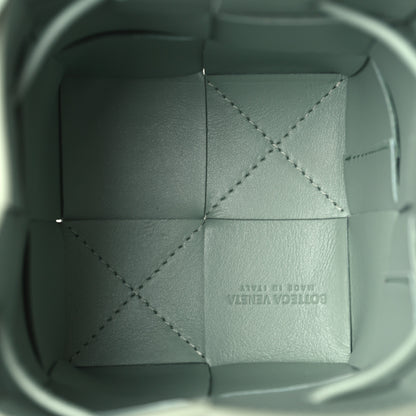 Bottega Veneta Nappa Maxi Intrecciato Mini Cassette Bucket Bag New Sauge 5 of 9