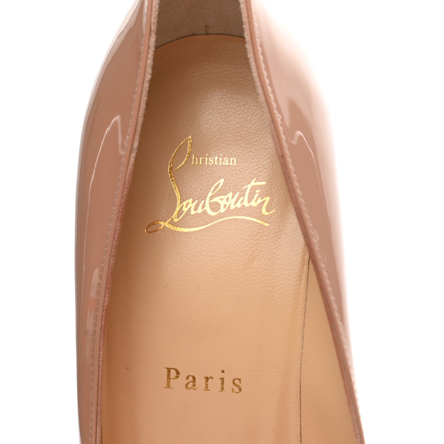 Christian Louboutin Patent So Kate 120 Pumps 39.5 Nude 7 of 9
